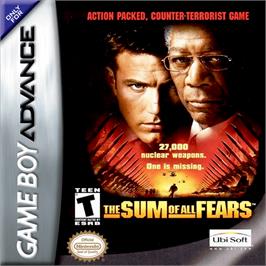 Box cover for Sum of All Fears on the Nintendo Game Boy Advance.