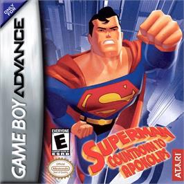 Box cover for Superman: Countdown to Apokolips on the Nintendo Game Boy Advance.