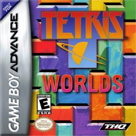 Box cover for Tetris Worlds on the Nintendo Game Boy Advance.