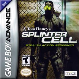 Box cover for Tom Clancy's Splinter Cell on the Nintendo Game Boy Advance.