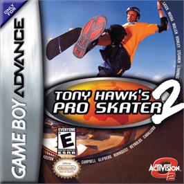 Box cover for Tony Hawk's Pro Skater 2 on the Nintendo Game Boy Advance.