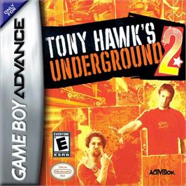 Box cover for Tony Hawk's Underground 2 on the Nintendo Game Boy Advance.