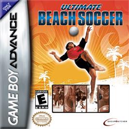 Box cover for Ultimate Beach Soccer on the Nintendo Game Boy Advance.