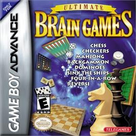 Box cover for Ultimate Brain Games on the Nintendo Game Boy Advance.