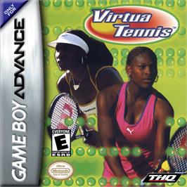 Box cover for Virtua Tennis on the Nintendo Game Boy Advance.