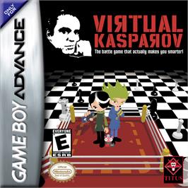 Box cover for Virtual Kasparov on the Nintendo Game Boy Advance.