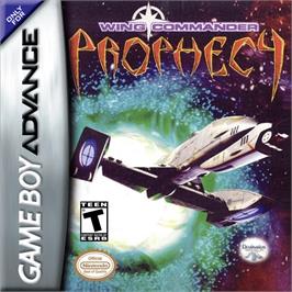 Box cover for Wing Commander: Prophecy on the Nintendo Game Boy Advance.