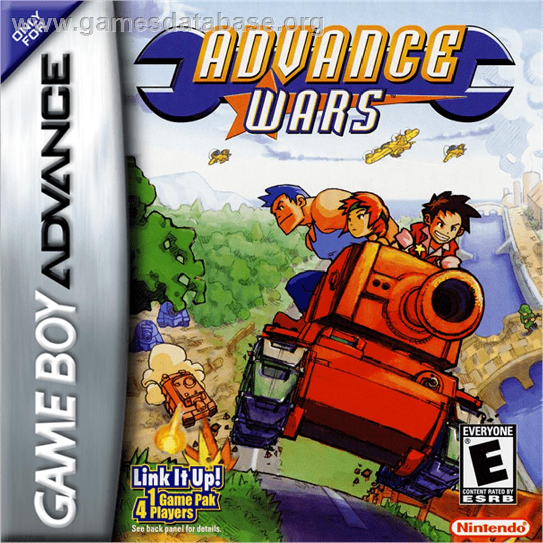 Advance Wars - Nintendo Game Boy Advance - Artwork - Box