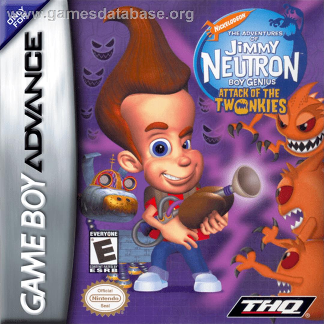 Adventures of Jimmy Neutron: Boy Genius - Attack of the Twonkies - Nintendo Game Boy Advance - Artwork - Box