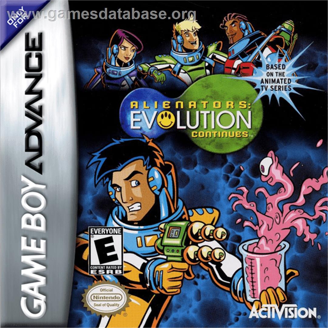 Alienators: Evolution Continues - Nintendo Game Boy Advance - Artwork - Box