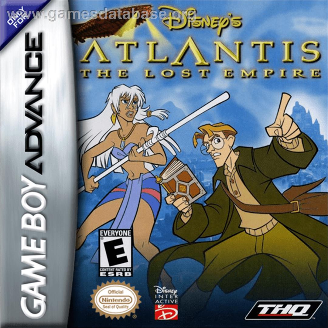 Atlantis: The Lost Empire - Nintendo Game Boy Advance - Artwork - Box