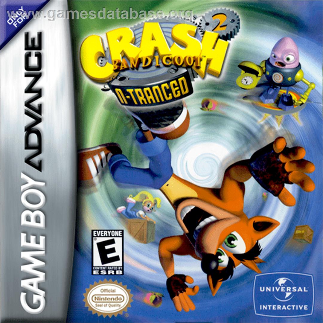 Crash Bandicoot 2: N-Tranced - Nintendo Game Boy Advance - Artwork - Box