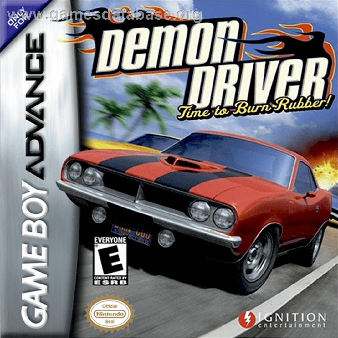 Demon Driver: Time to Burn Rubber - Nintendo Game Boy Advance - Artwork - Box