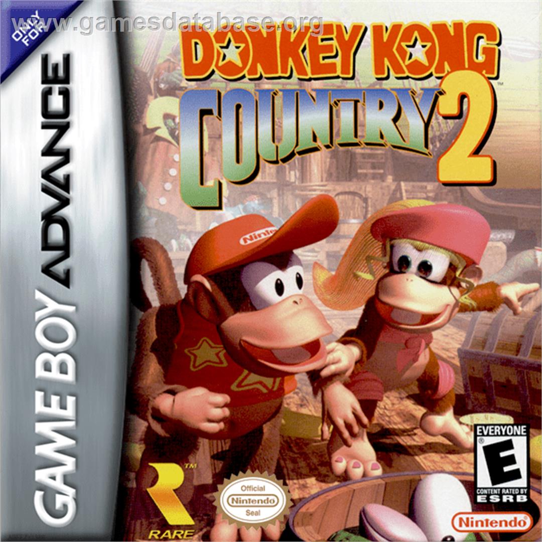 Donkey Kong Country 2: Diddy's Kong Quest - Nintendo Game Boy Advance - Artwork - Box
