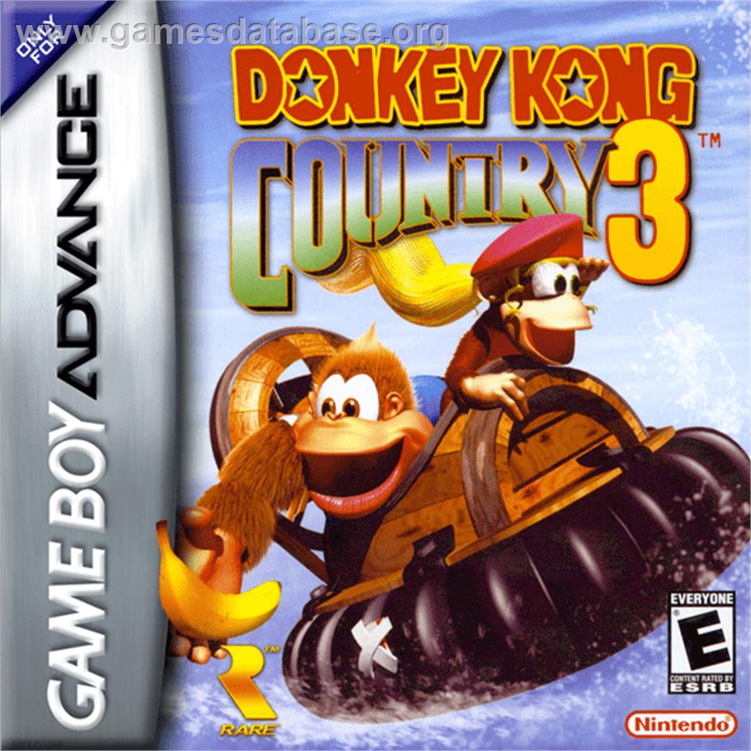 Donkey Kong Country 3: Dixie Kong's Double Trouble - Nintendo Game Boy Advance - Artwork - Box