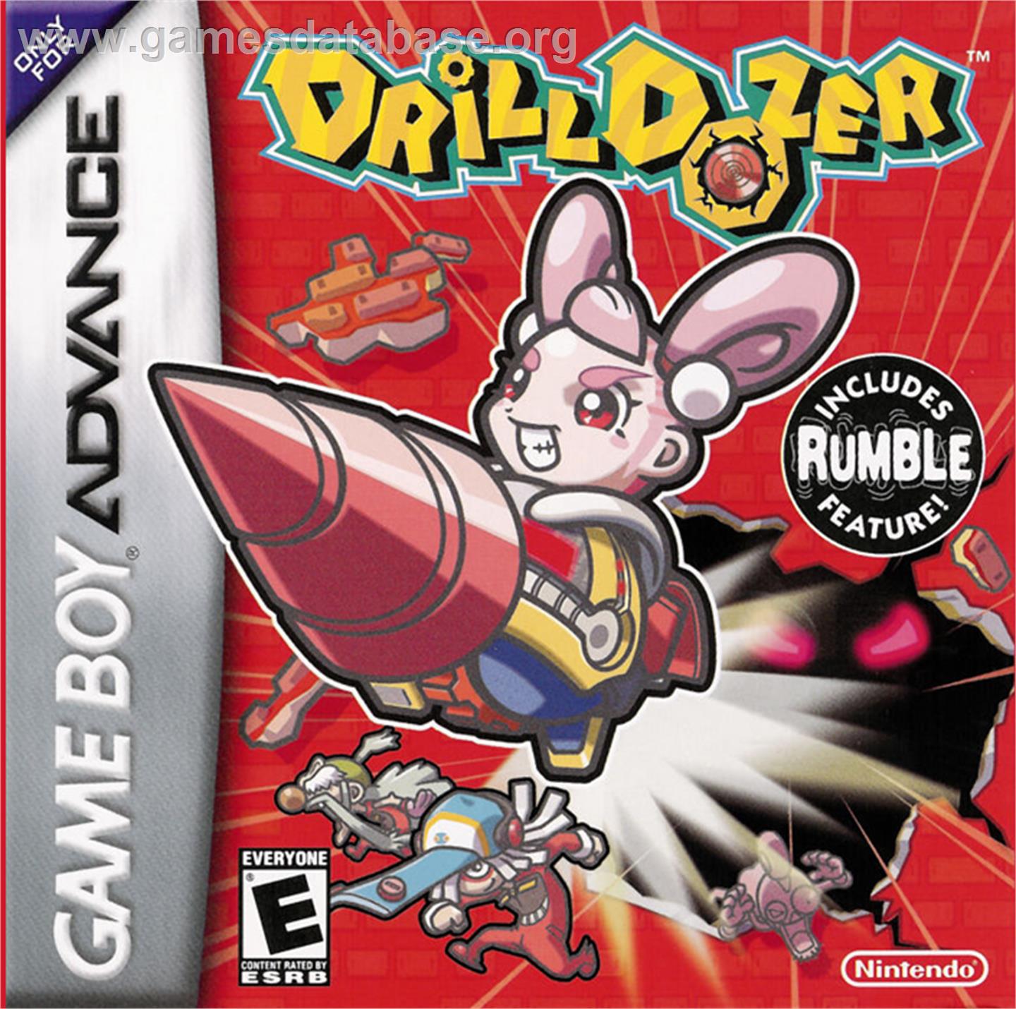 Drill Dozer - Nintendo Game Boy Advance - Artwork - Box
