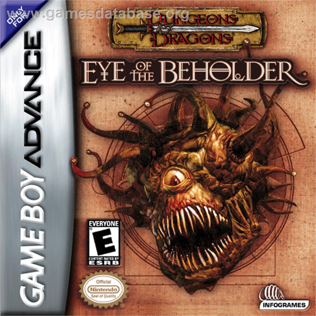Dungeons & Dragons: Eye of the Beholder - Nintendo Game Boy Advance - Artwork - Box