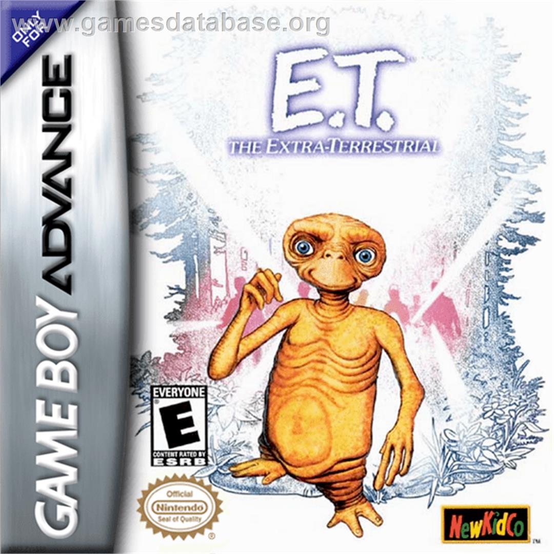 E.T. The Extra-Terrestrial - Nintendo Game Boy Advance - Artwork - Box