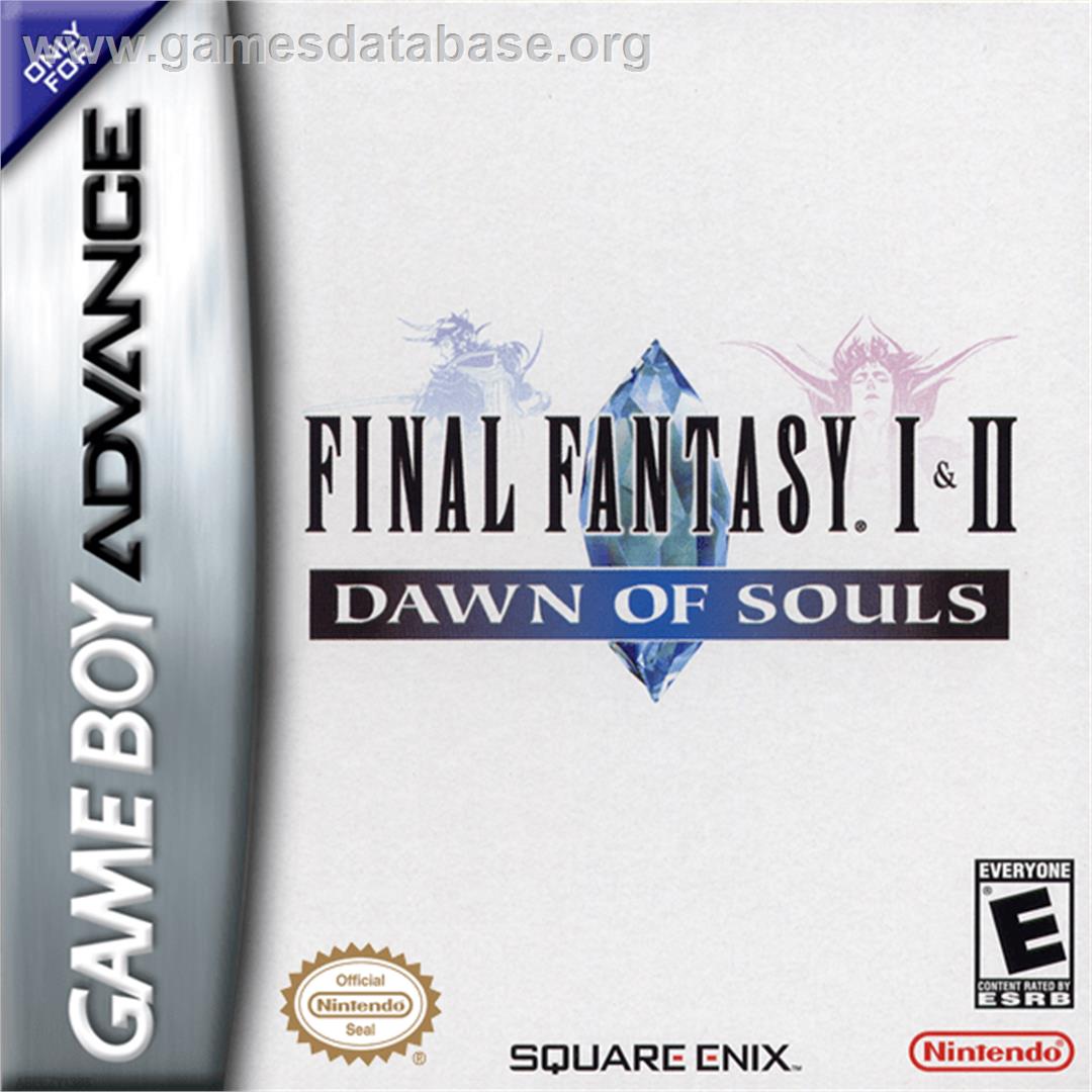 Final Fantasy 1 & 2: Dawn of Souls - Nintendo Game Boy Advance - Artwork - Box
