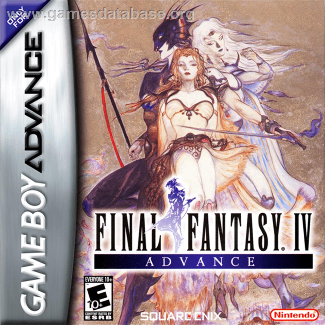 Final Fantasy 3 - Nintendo Game Boy Advance - Artwork - Box