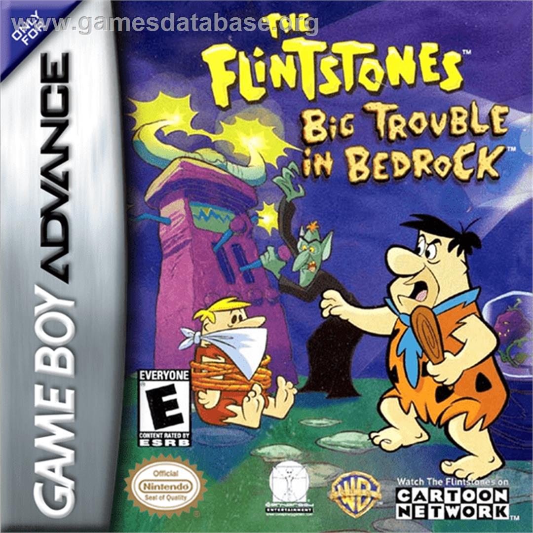 Flintstones: Big Trouble in Bedrock - Nintendo Game Boy Advance - Artwork - Box
