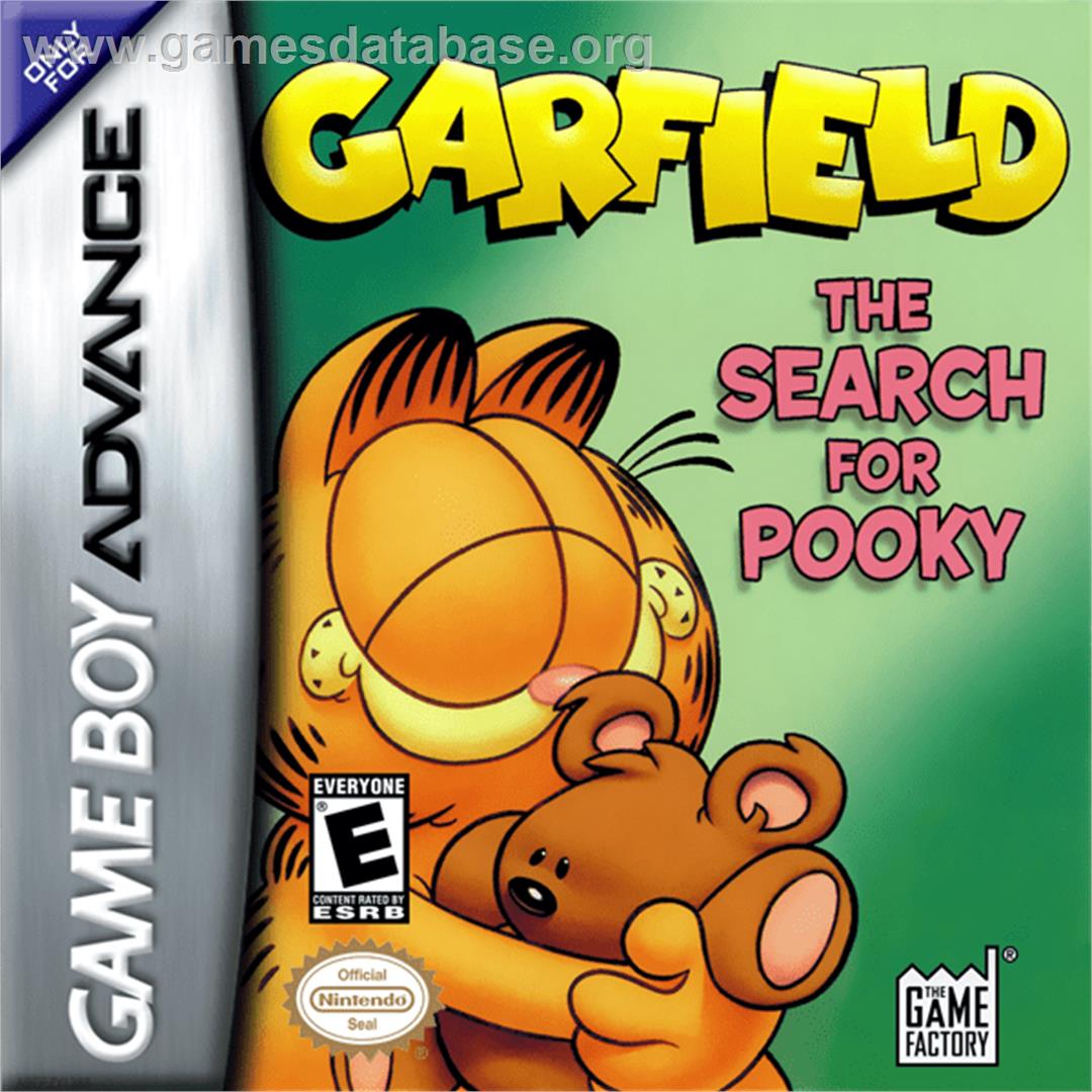 Garfield: The Search for Pooky - Nintendo Game Boy Advance - Artwork - Box