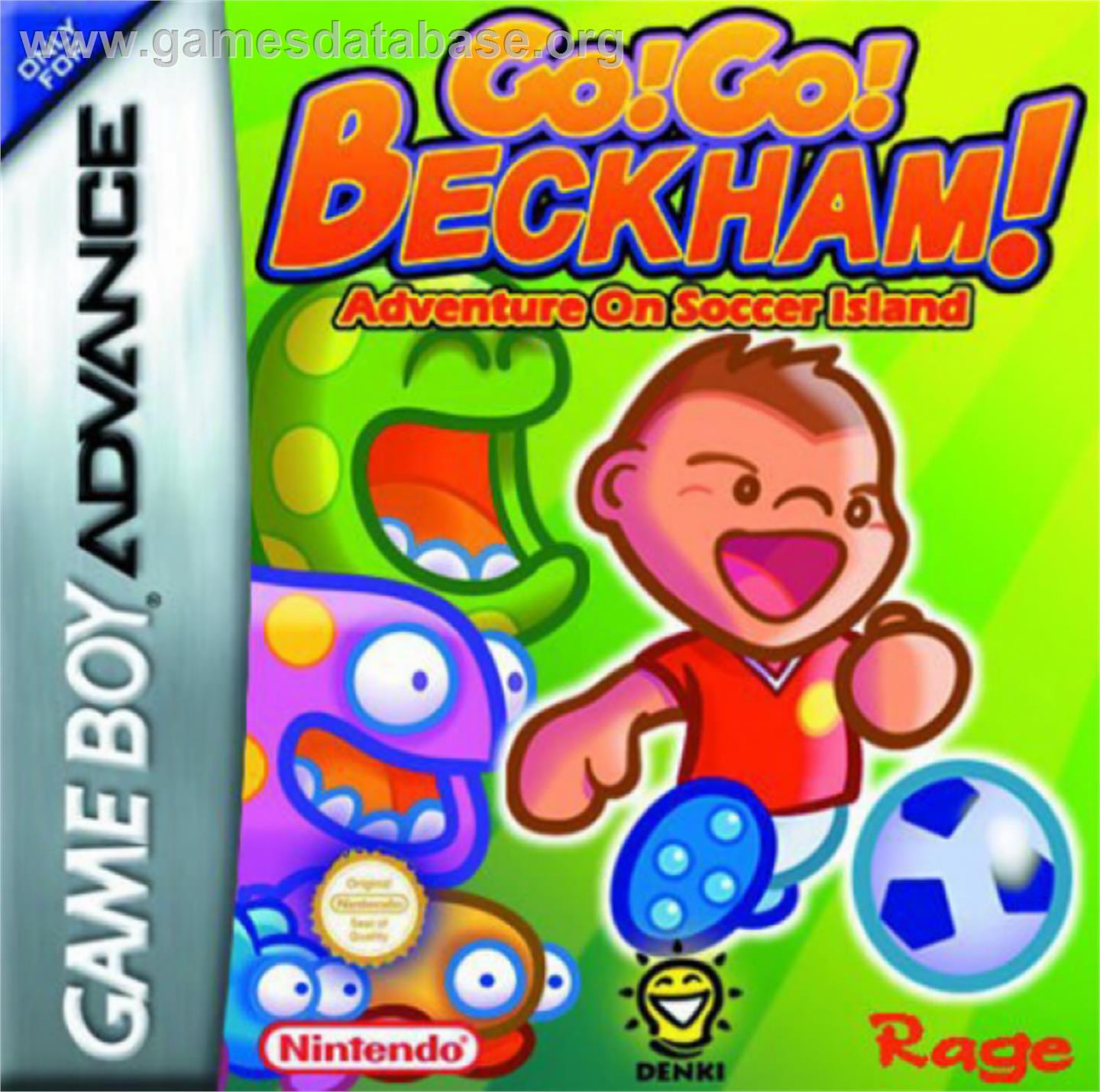 Go! Go! Beckham! Adventure of Soccer Island - Nintendo Game Boy Advance - Artwork - Box