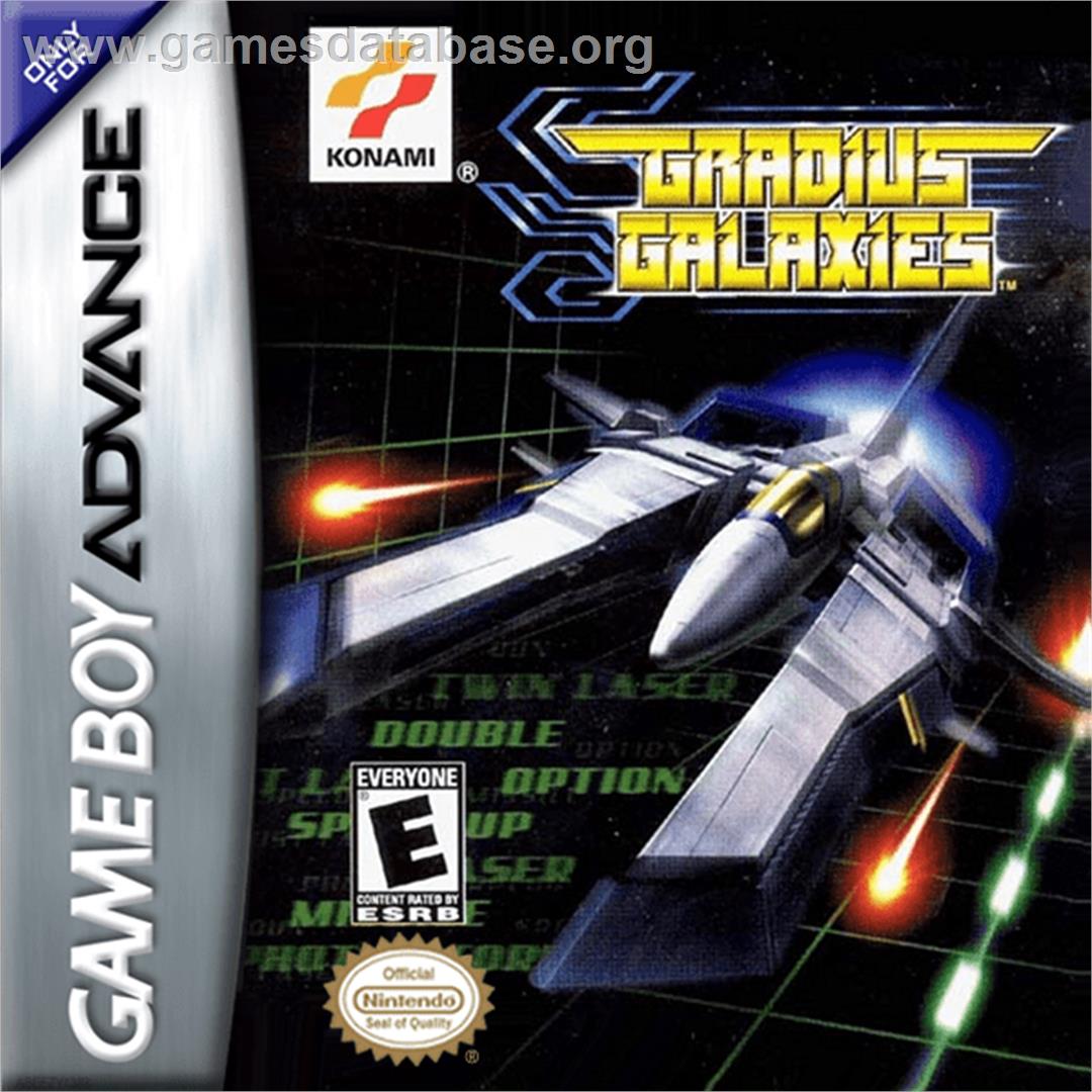 Gradius Galaxies - Nintendo Game Boy Advance - Artwork - Box