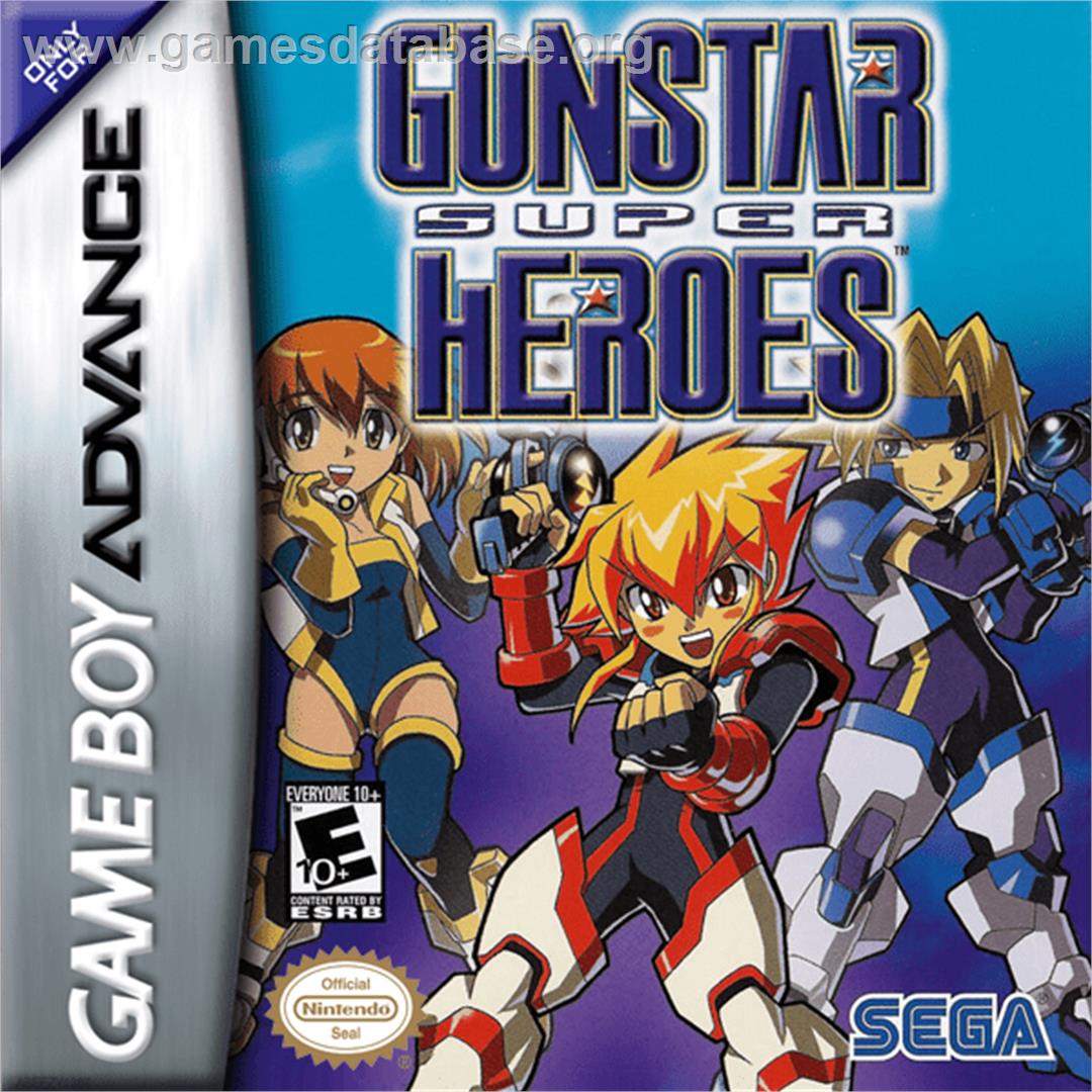 Gunstar Super Heroes - Nintendo Game Boy Advance - Artwork - Box