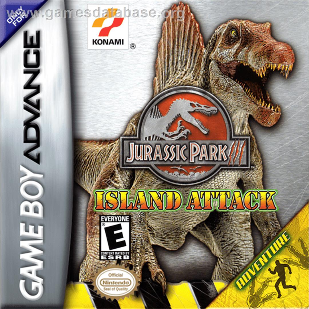 Jurassic Park III: Island Attack - Nintendo Game Boy Advance - Artwork - Box
