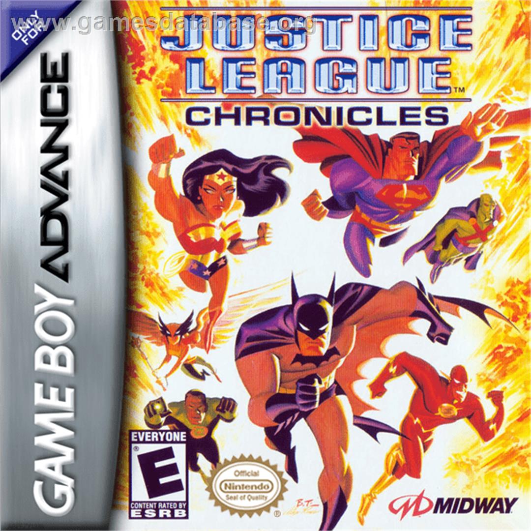 Justice League: Chronicles - Nintendo Game Boy Advance - Artwork - Box