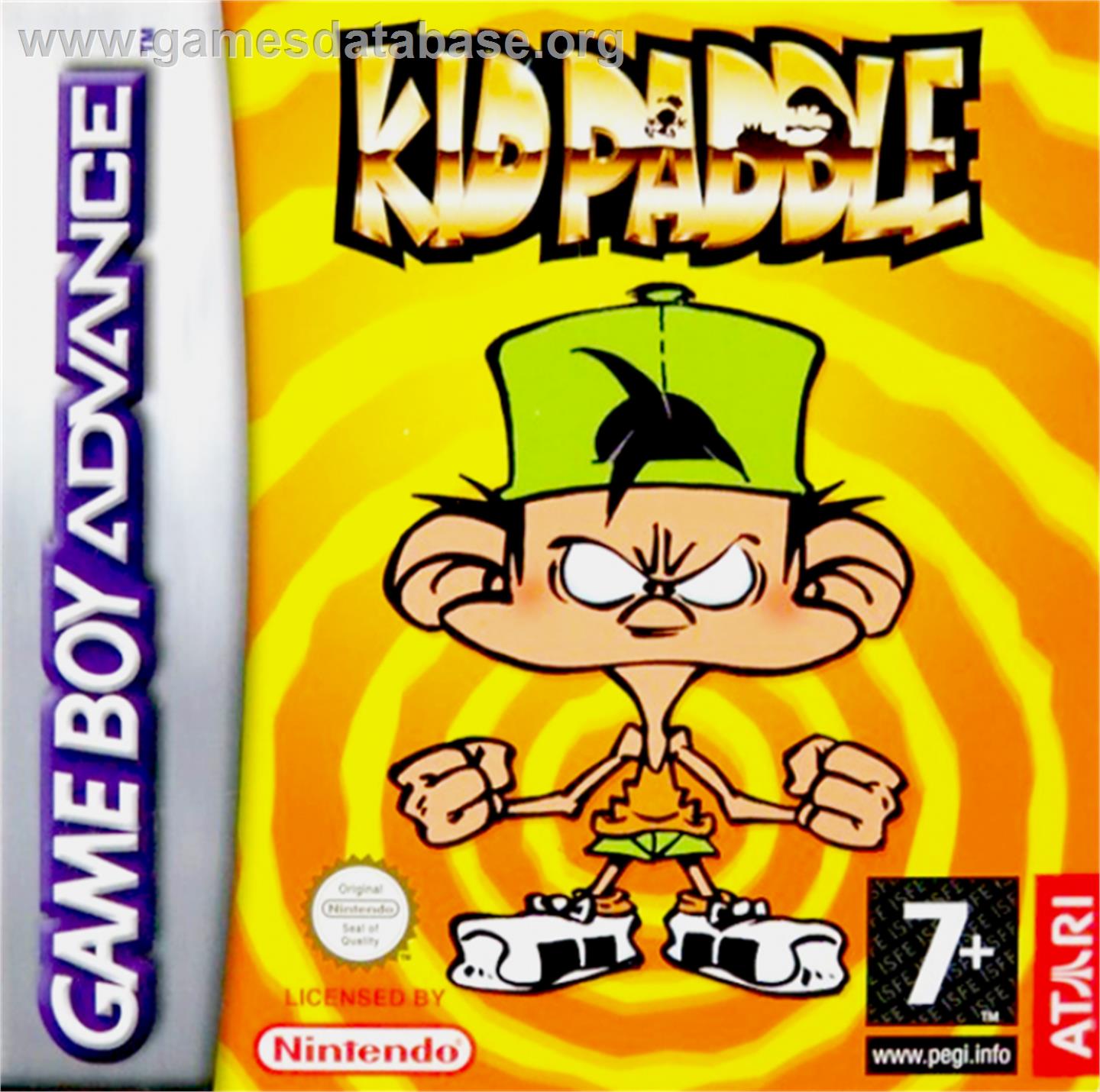 Kid Paddle - Nintendo Game Boy Advance - Artwork - Box