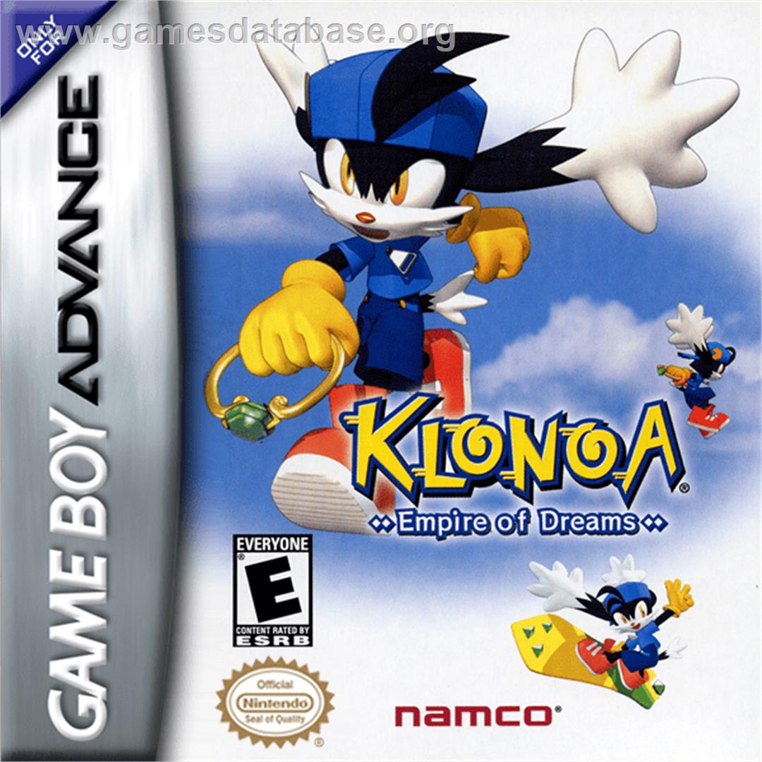 Klonoa: Empire of Dreams - Nintendo Game Boy Advance - Artwork - Box