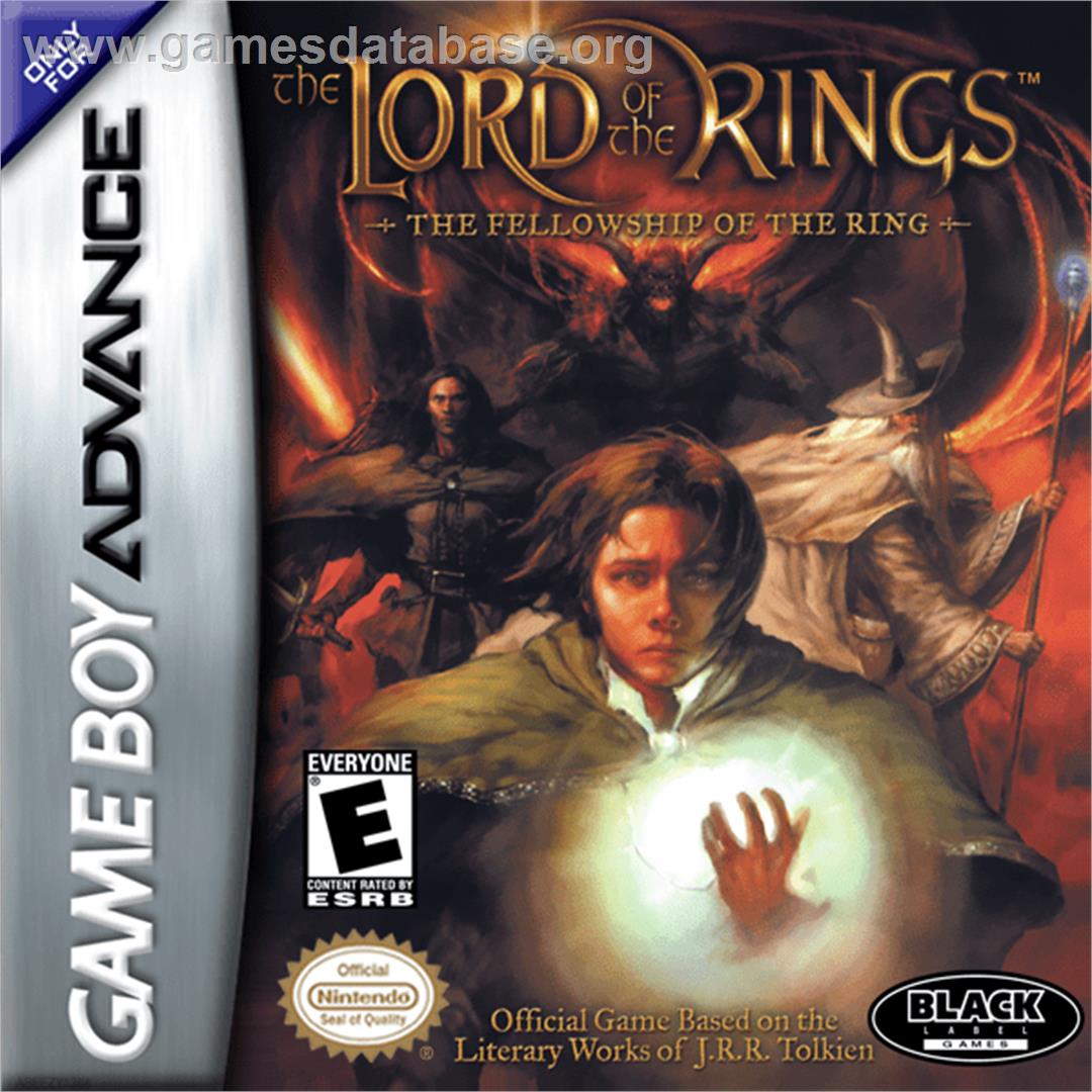 Lord of the Rings: The Fellowship of the Ring - Nintendo Game Boy Advance - Artwork - Box