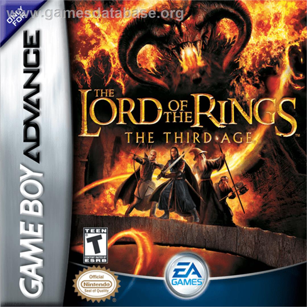 Lord of the Rings: The Third Age - Nintendo Game Boy Advance - Artwork - Box