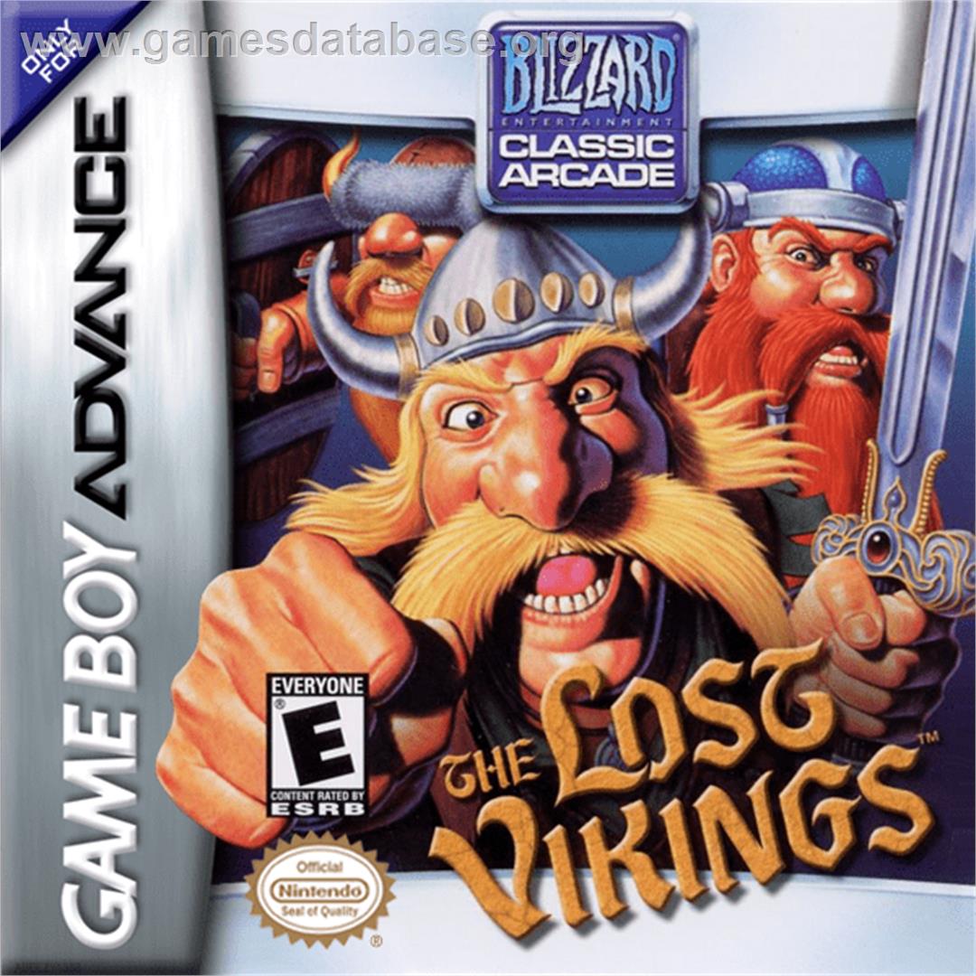 Lost Vikings - Nintendo Game Boy Advance - Artwork - Box