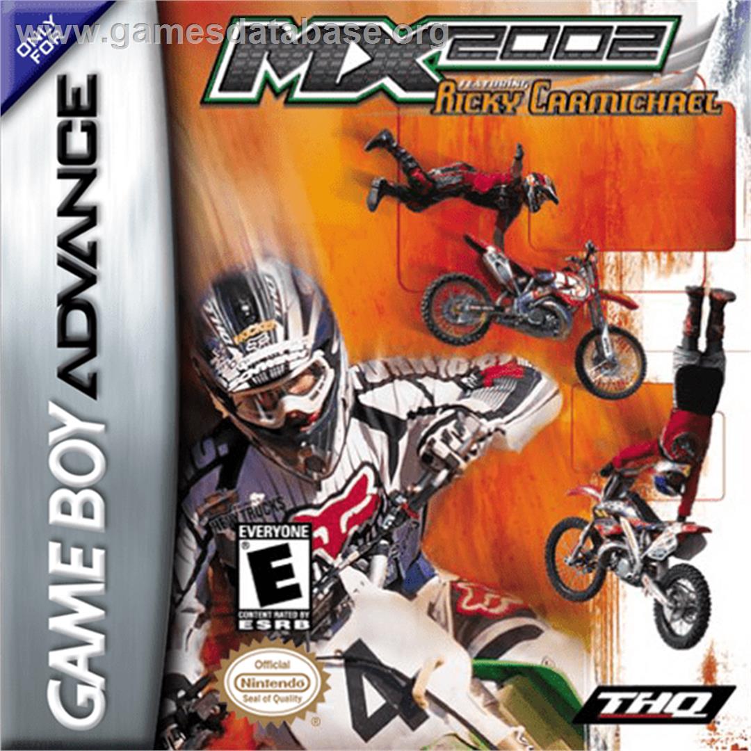 MX 2002 featuring Ricky Carmichael - Nintendo Game Boy Advance - Artwork - Box