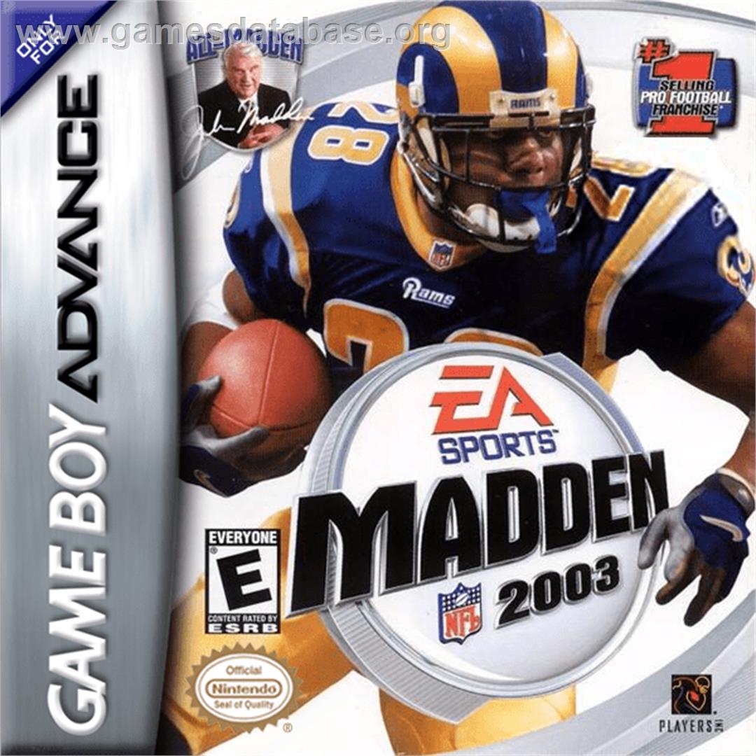 Madden NFL 2003 - Nintendo Game Boy Advance - Artwork - Box