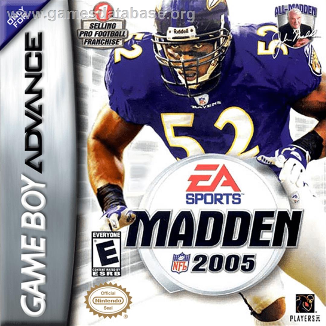 Madden NFL 2005 - Nintendo Game Boy Advance - Artwork - Box