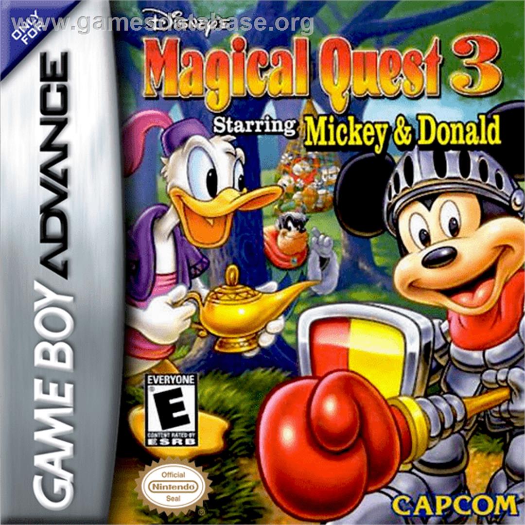 Magical Quest 3 starring Mickey and Donald - Nintendo Game Boy Advance - Artwork - Box