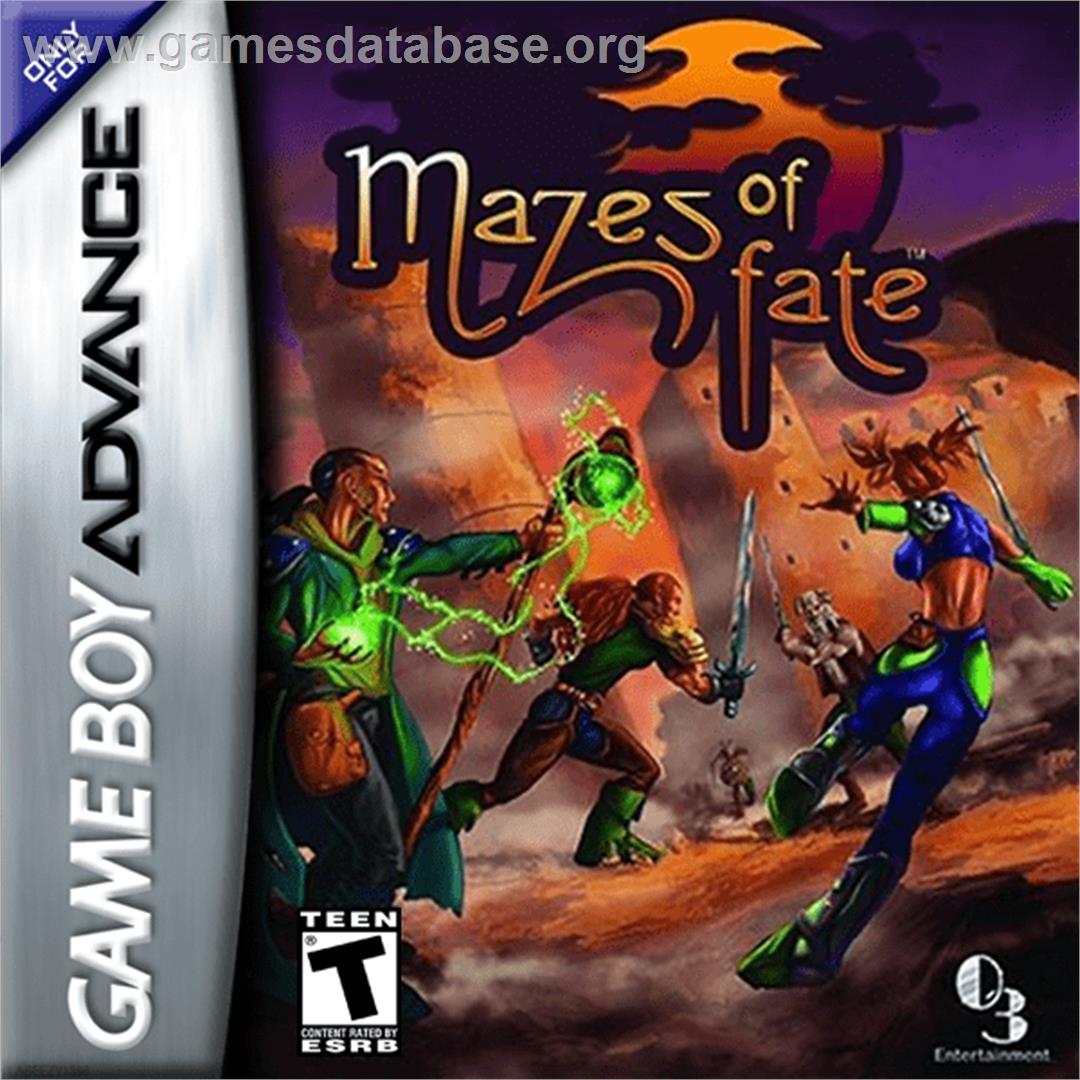 Mazes of Fate - Nintendo Game Boy Advance - Artwork - Box