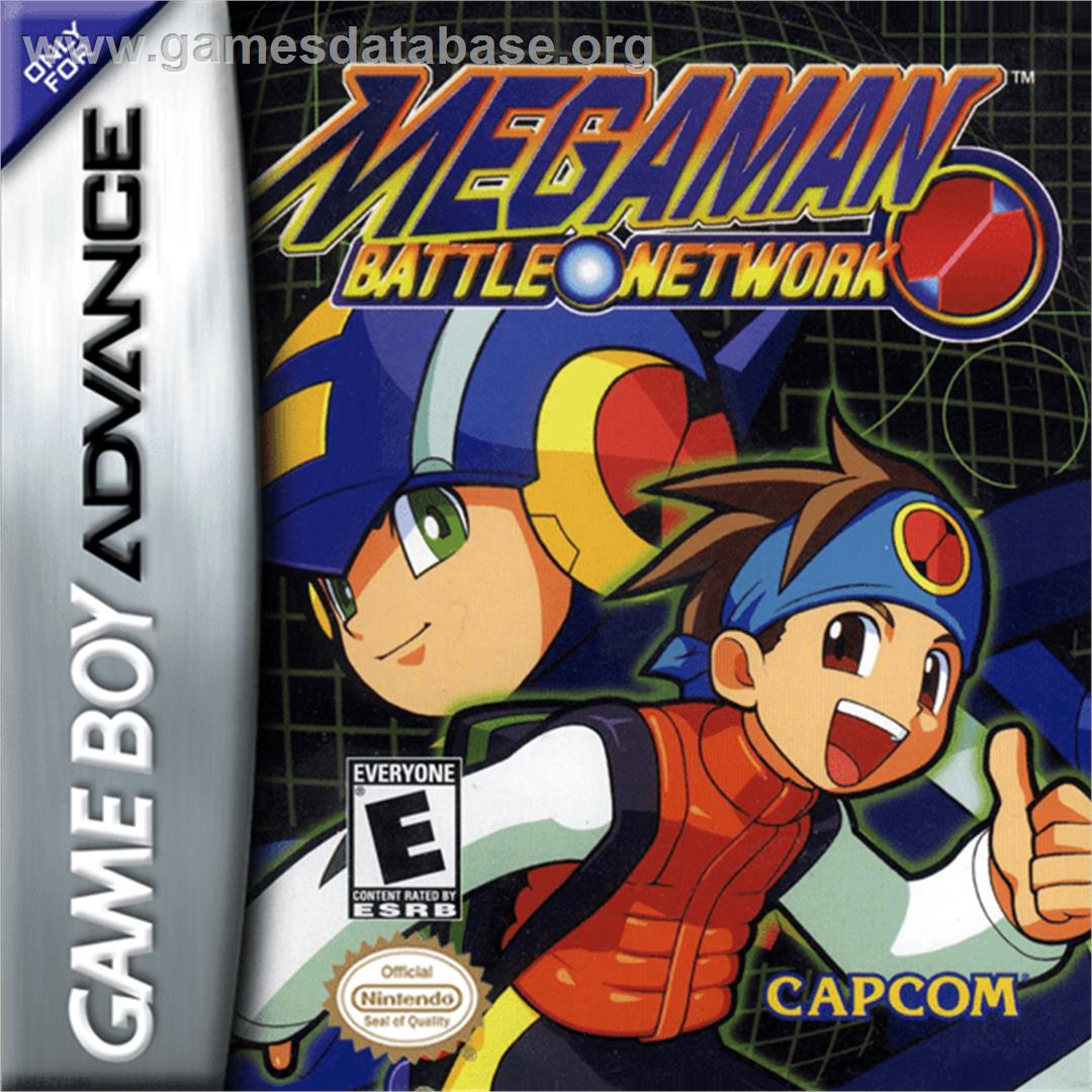 Mega Man Battle Network - Nintendo Game Boy Advance - Artwork - Box