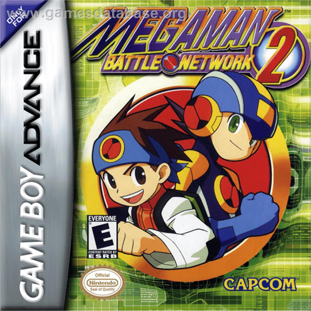 Mega Man Battle Network 2 - Nintendo Game Boy Advance - Artwork - Box