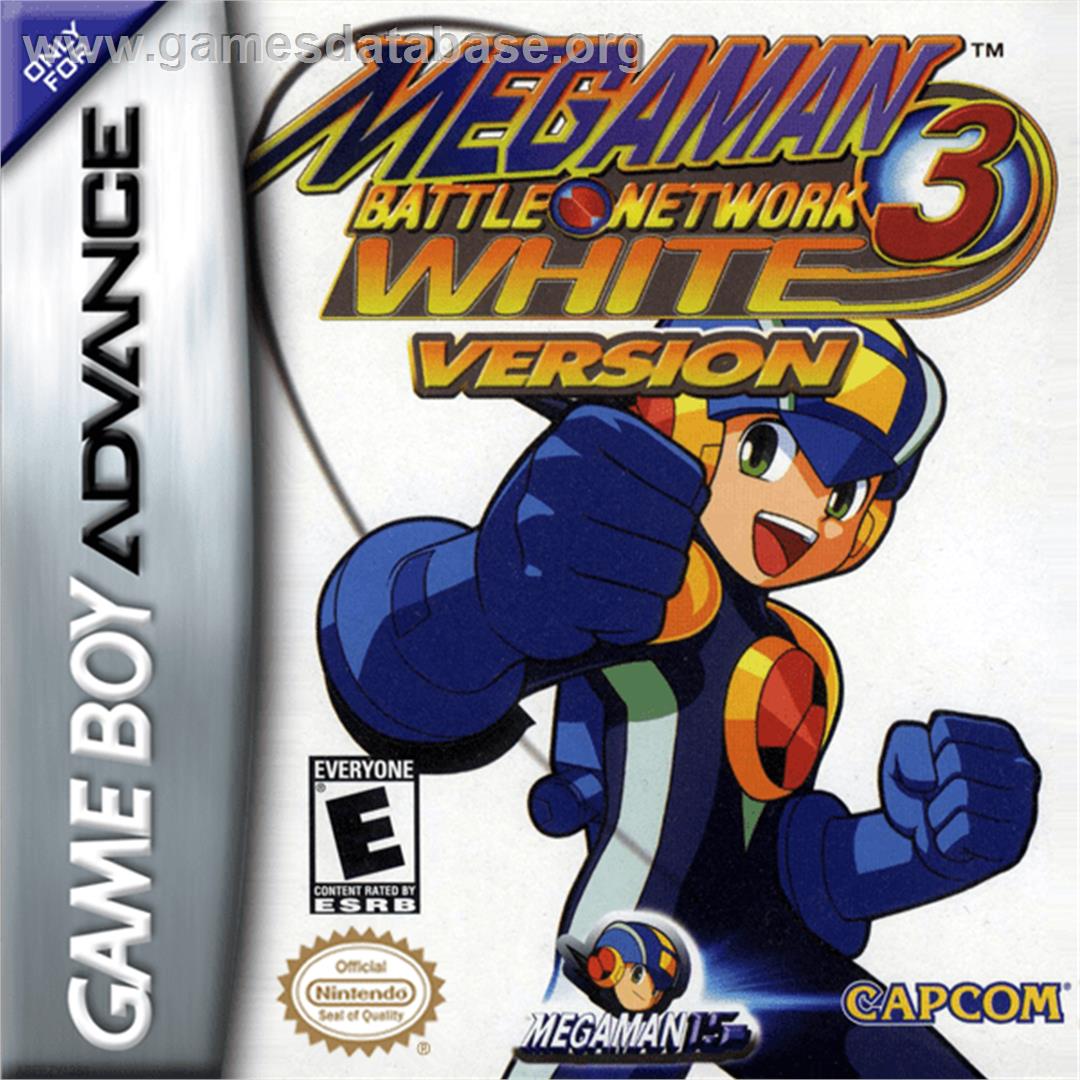 Mega Man Battle Network 3: White Version - Nintendo Game Boy Advance - Artwork - Box