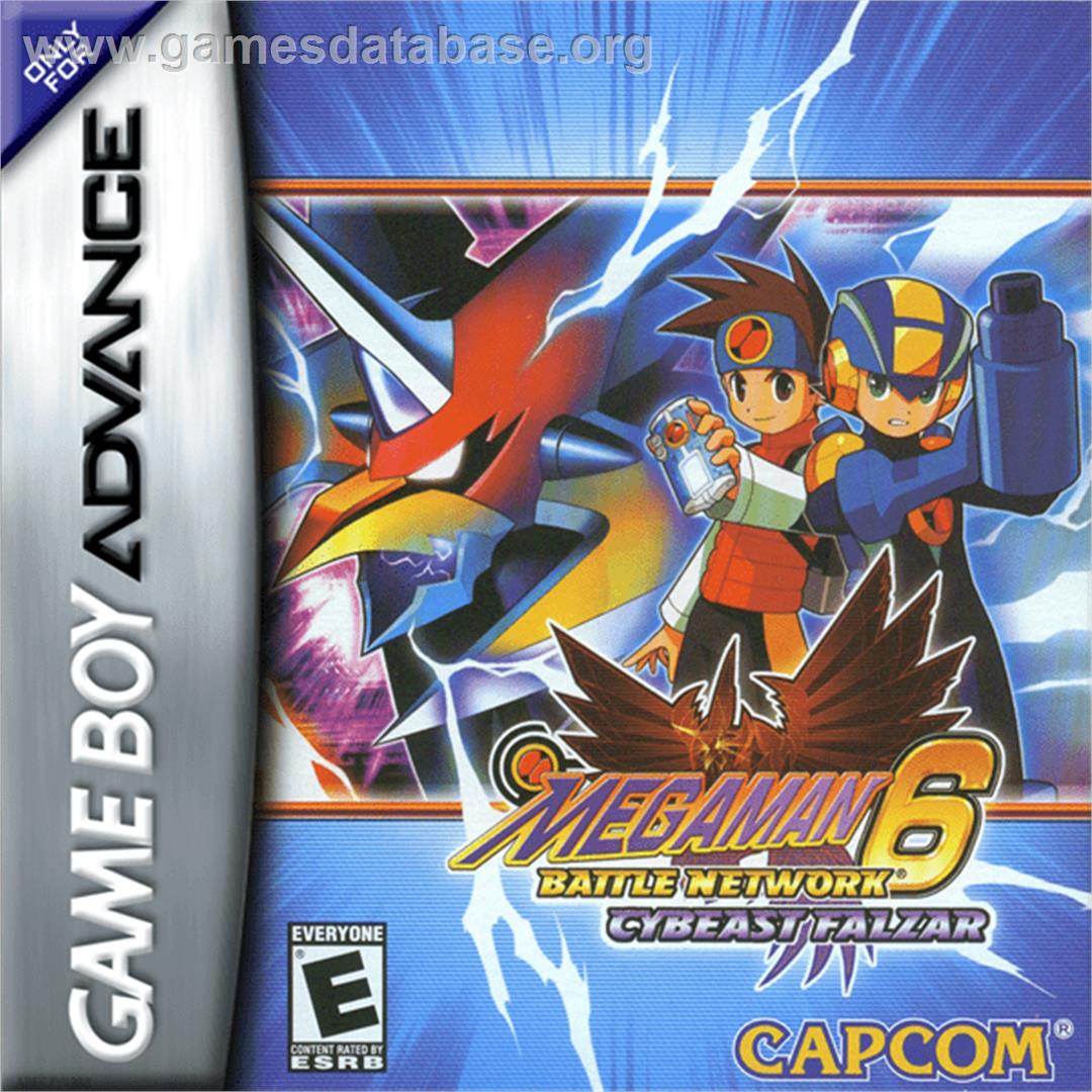 Mega Man Battle Network 6: Cybeast Falzar - Nintendo Game Boy Advance - Artwork - Box