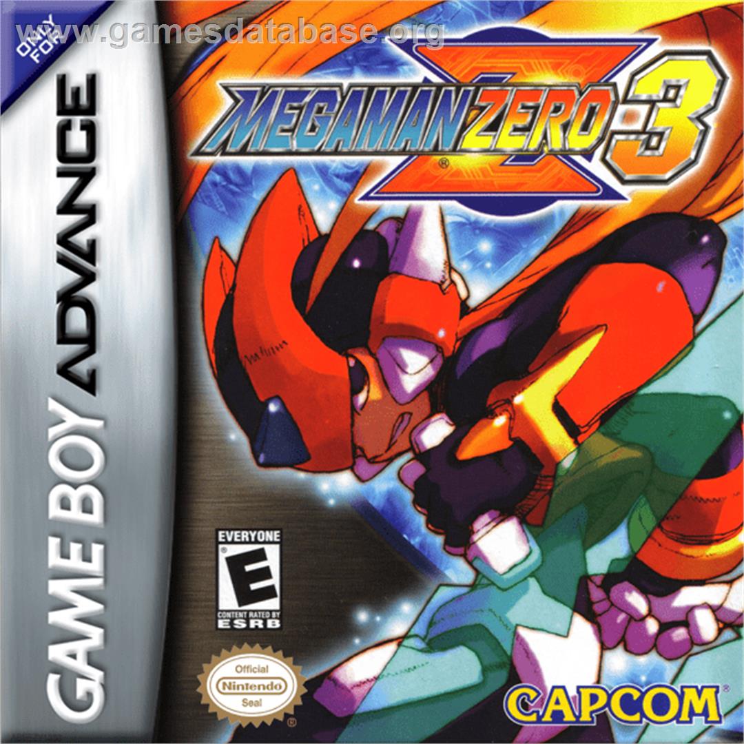 Mega Man Zero 3 - Nintendo Game Boy Advance - Artwork - Box