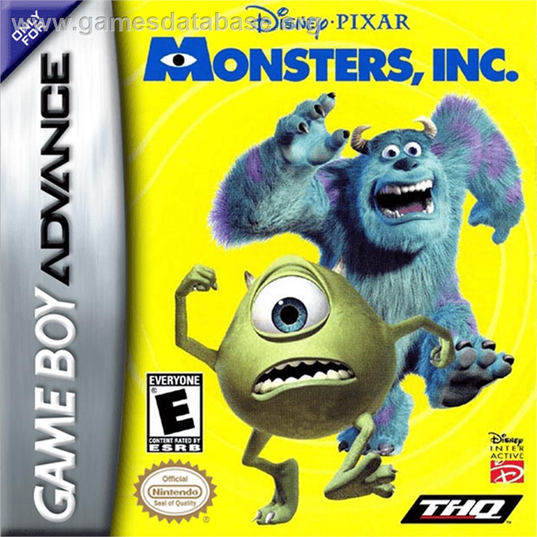 Monsters Inc. - Nintendo Game Boy Advance - Artwork - Box