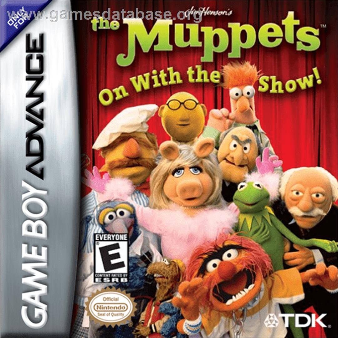 Muppets: On with the Show - Nintendo Game Boy Advance - Artwork - Box