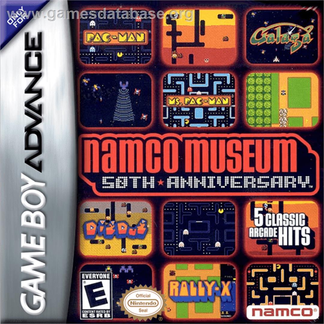 Namco Museum 50th Anniversary - Nintendo Game Boy Advance - Artwork - Box