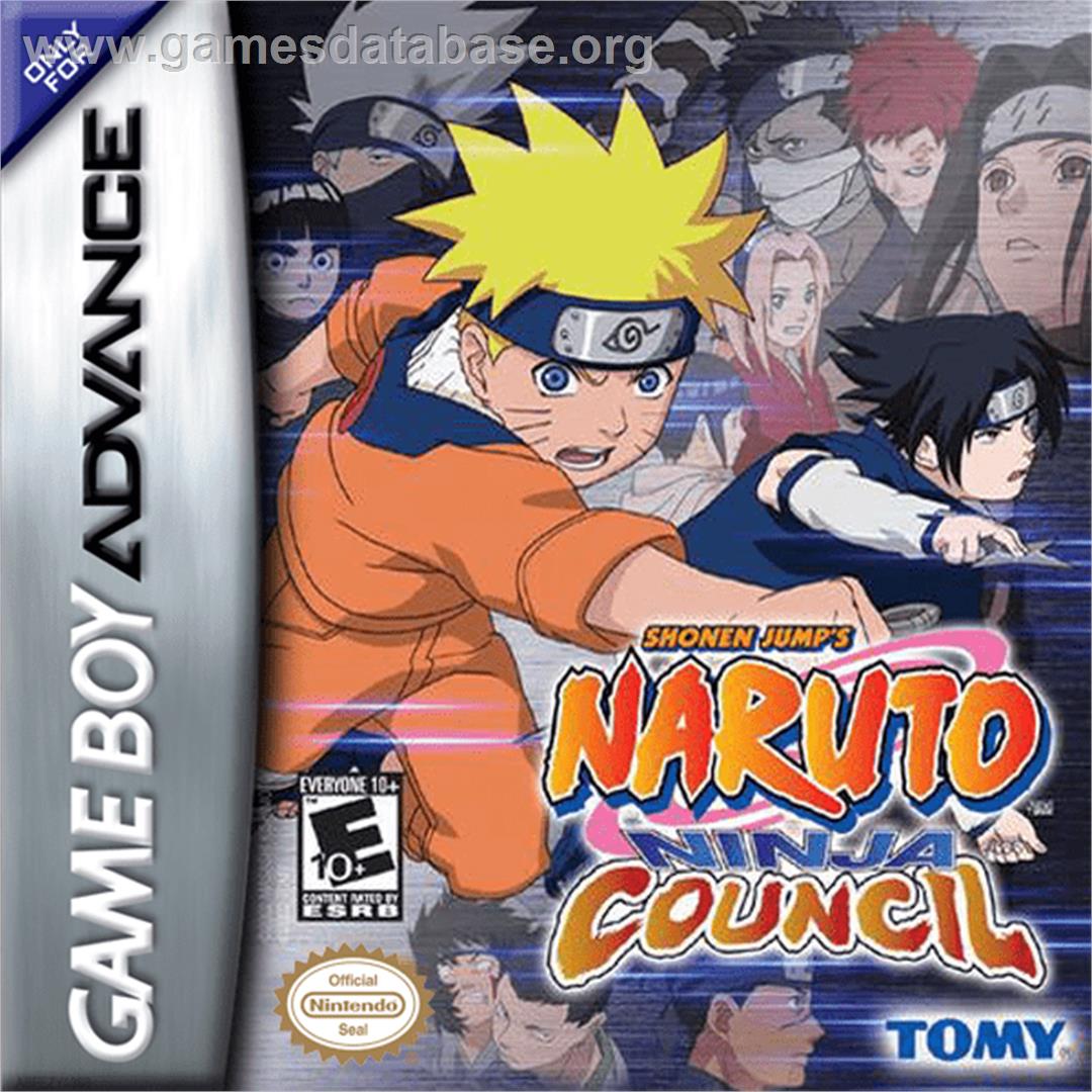 Naruto: Ninja Council - Nintendo Game Boy Advance - Artwork - Box